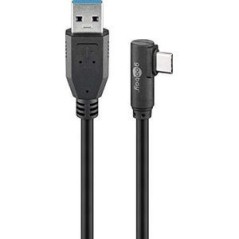 Goobay USB 3.0 Type-C Cable 50cm - Fast, Reliable, and Sleek Black Design - Perfect for All Your Devices!